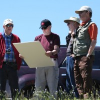 Bear Lodge: L-R - Don Ranta (President & CEO), Jim Clarke (VP Exploration), Jack Lifton & Mike Richardson (Engineer - John T. Boyd & Co).