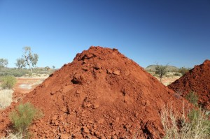 Vivid colors at the Nolans Bore rare-earth deposit, Northern Territory, Australia.